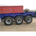 3 Achsen Dreiachsiger 40ft 65ton Skeleton Semi Trailer